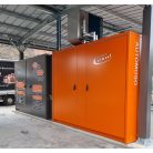 2 beállás, önkiszolgáló autómosó technológia szekrényben 