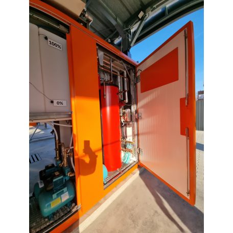 2 beállás, önkiszolgáló autómosó technológia szekrényben 