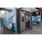 2 beállás, önkiszolgáló autómosó hőszigetelt konténerben