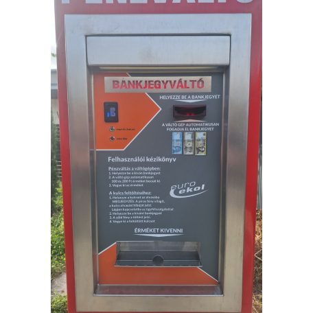 Bankjegyváltó Euro-Ekol kiegészítő ház szabadon álló kivitelhez