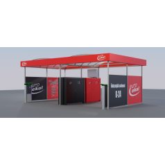 Önkiszolgáló autómosó tető Bronz Design 2 állás 