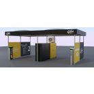 Önkiszolgáló autómosó tető Bronz Design 2 állás 