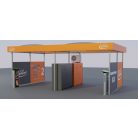 Önkiszolgáló autómosó tető Bronz Design 2 állás 