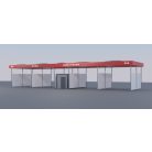 Önkiszolgáló autómosó tető Bronz Design 4 állás 