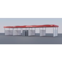 Önkiszolgáló autómosó tető Bronz Design 4 állás 