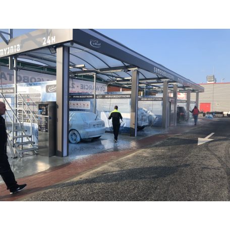  Önkiszolgáló autómosó tető Gold Premium Design 4+1 állás