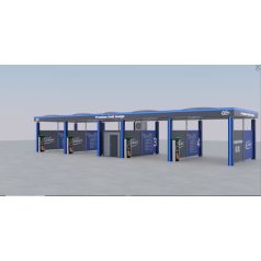    Önkiszolgáló autómosó tető Gold Premium Design 4 állás