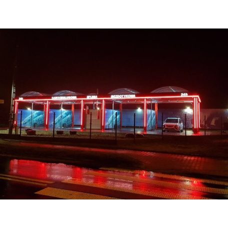  Önkiszolgáló autómosó tető Gold Premium Design 4 állás