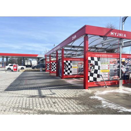 Önkiszolgáló autómosó tető Gold Design 3+1 állás