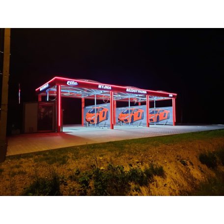 Önkiszolgáló autómosó tető Gold Design 3 állás