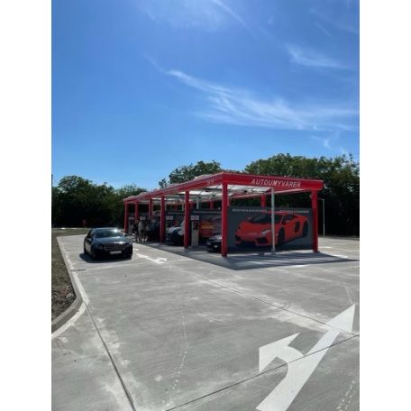 Önkiszolgáló autómosó tető Gold Design 4+1 állás