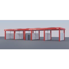 Önkiszolgáló autómosó tető Gold Design 4 állás