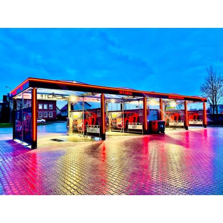 Önkiszolgáló autómosó tető Gold Design 4 állás