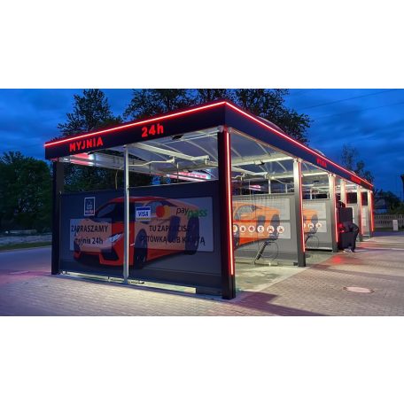 Önkiszolgáló autómosó tető Gold Design 4 állás