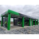 Önkiszolgáló autómosó tető Gold Design 4 állás