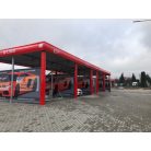 Önkiszolgáló autómosó tető Gold Design 4 állás