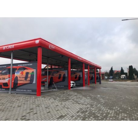 Önkiszolgáló autómosó tető Gold Design 4 állás