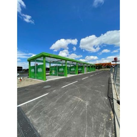 Önkiszolgáló autómosó tető Gold Design 6 állás