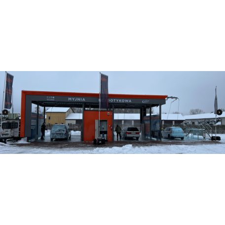 Önkiszolgáló autómosó tető New Design 2+1 állás