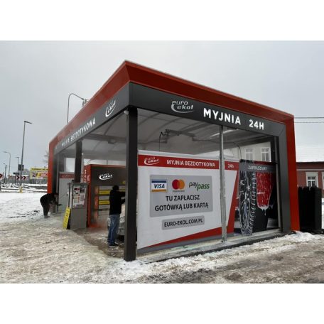  Önkiszolgáló autómosó tető New Design 2 állás