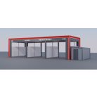  Önkiszolgáló autómosó tető New Design 3 állás