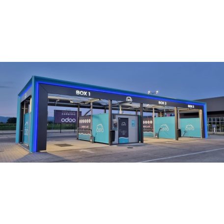  Önkiszolgáló autómosó tető New Design 3 állás