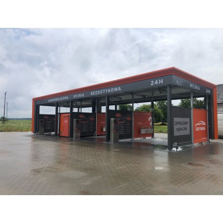  Önkiszolgáló autómosó tető New Design 3 állás