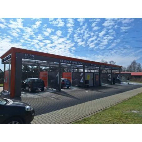 Önkiszolgáló autómosó tető New Design 4+1 állás