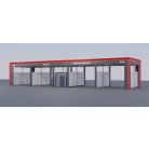  Önkiszolgáló autómosó tető New Design 4 állás