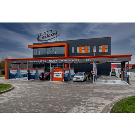  Önkiszolgáló autómosó tető New Design 4 állás