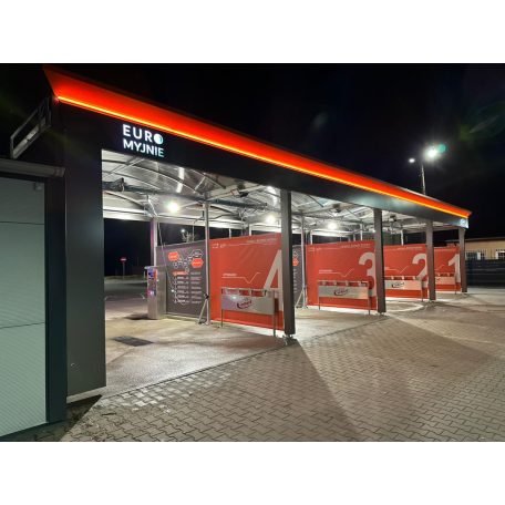  Önkiszolgáló autómosó tető New Design 4 állás