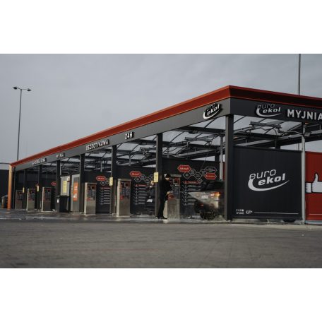  Önkiszolgáló autómosó tető New Design 6 állás