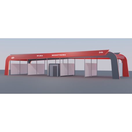 Önkiszolgáló autómosó tető Piano Design 4 állás