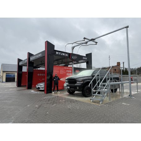 Önkiszolgáló autómosó tető Prestige 2+1 állás