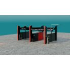 Önkiszolgáló autómosó tető Prestige 2+1 állás