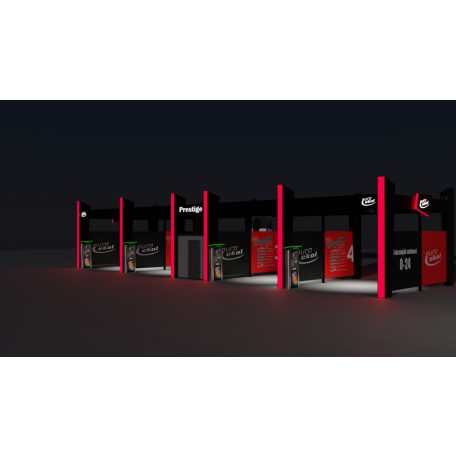  Önkiszolgáló autómosó tető Prestige 4 állás
