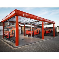 Önkiszolgáló autómosó tető Silver Design 2 állás