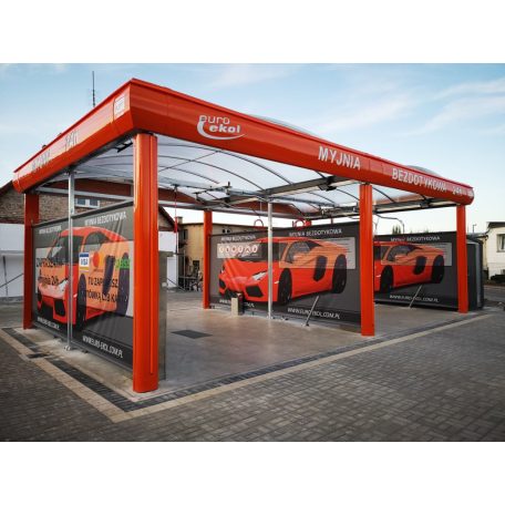 Önkiszolgáló autómosó tető Silver Design 2 állás