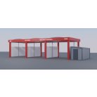 Önkiszolgáló autómosó tető Silver Design 3 állás