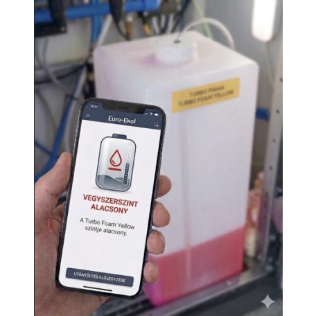 Online szintérzékelő vegyszertartályhoz 